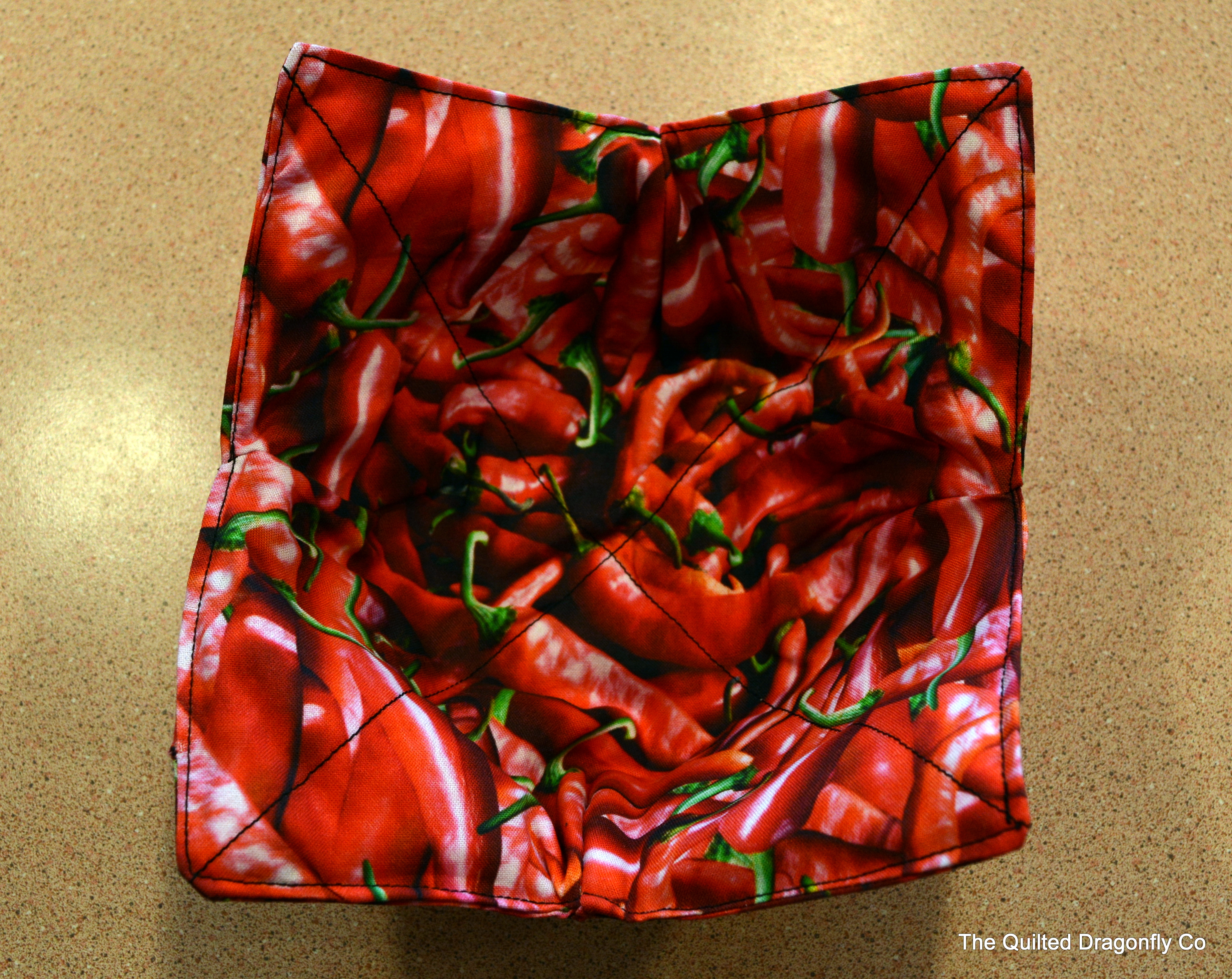 Red Peppers Bowl Coozie