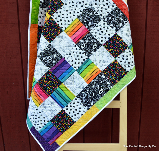 Multi-color Tummy Time Quilt