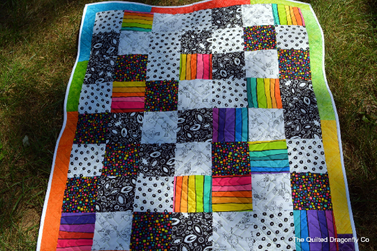 Multi-color Tummy Time Quilt