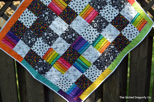 Multi-color Tummy Time Quilt