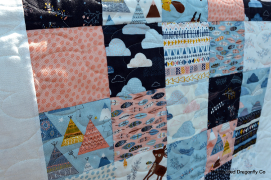 Wild and Free Baby Quilt