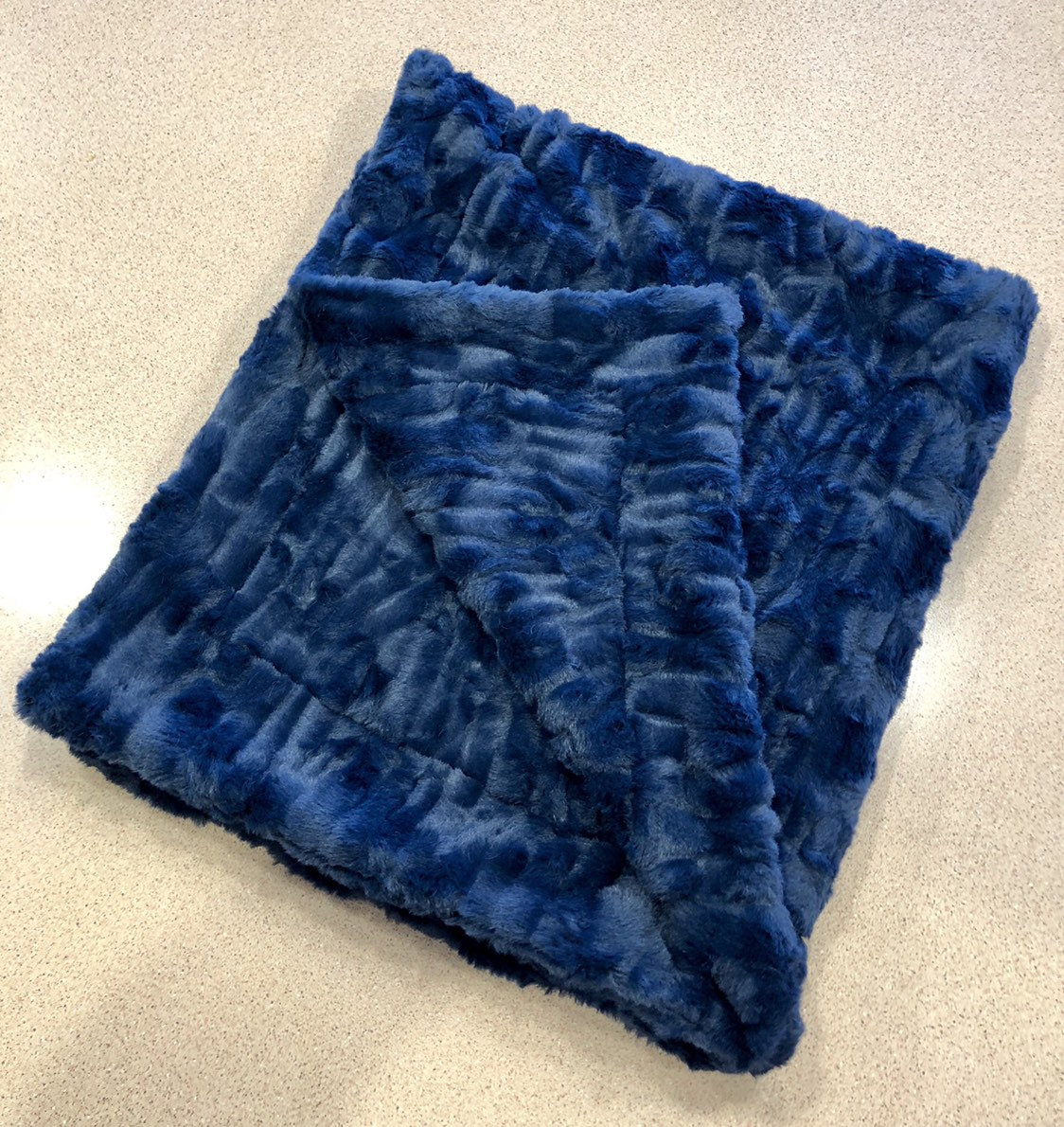 Blue Cuddle Luxe Baby Blanket