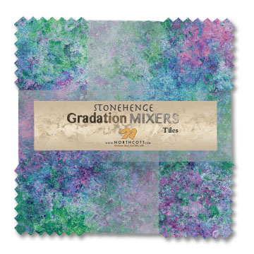 Stonehenge Gradations Brights 10" Squares